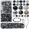 Citrus; 1000pcs Faceted Rondelle Glass Beads for Jewelry Making | Black Crystal Spacer Beads 4mm 6mm 8mm Assorted Sizes, DIY Bracelet Necklace Earrings Craft Supplies; Category:Glass Beads; Image:4